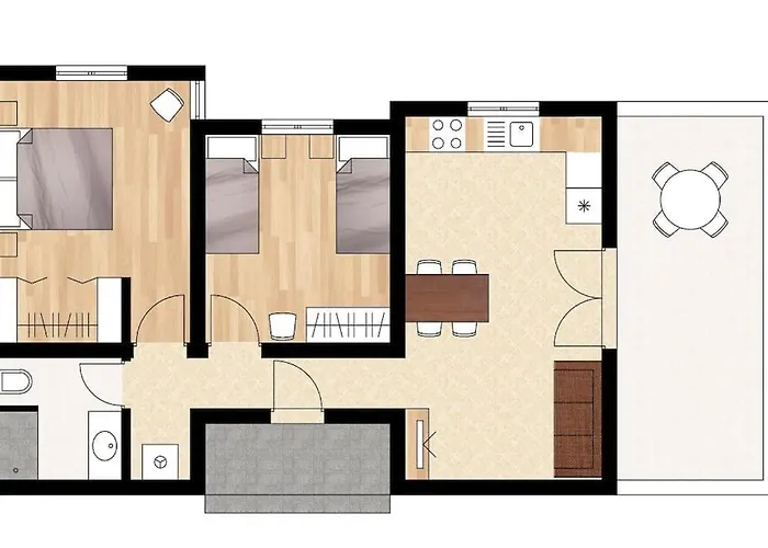 شقة Mateja, Beachfront House